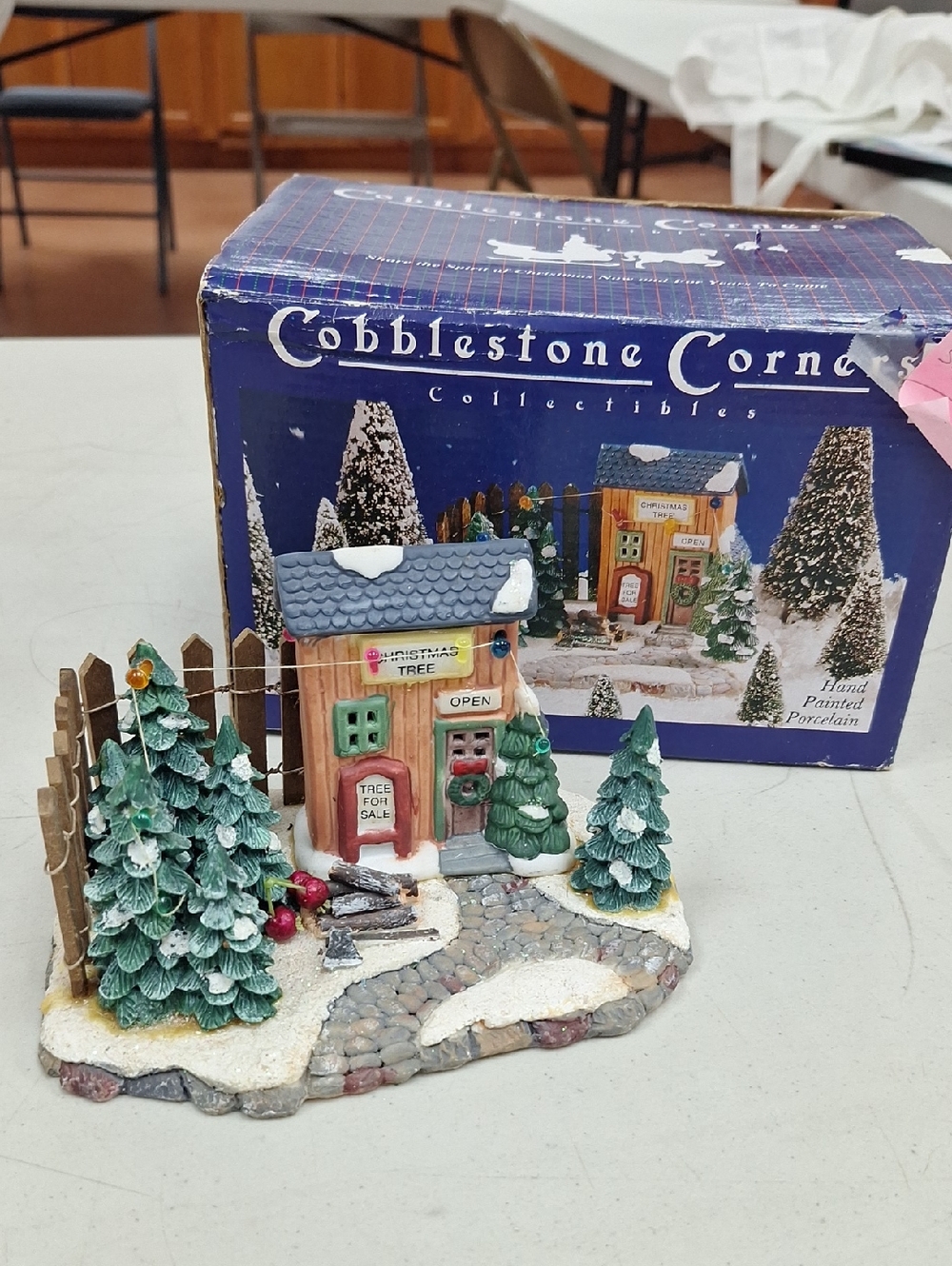 Green Tree Shop Holiday Village Figurine